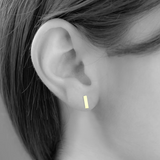 BAR STUD SOLID GOLD 10K