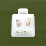 GIRAFFE STUD SOLID GOLD 10K