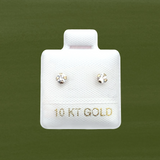 SIMPLE STUD SOLID GOLD 10K