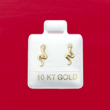 SNAKE STUD SOLID GOLD 10K