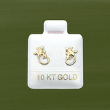 IGUANA STUD SOLID GOLD 10K