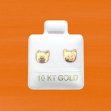 CUTE PIG STUD SOLID GOLD 10K