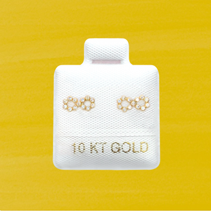 BABY INFINITY STUD SOLID GOLD 10K