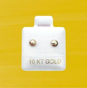 GOLD BALL STUD SOLID GOLD 10K