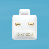 MINI BONE STUD SOLID GOLD 10K