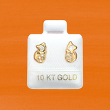 KITTEN STUD SOLID GOLD 10K