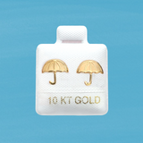 UMBRELLA STUD SOLID GOLD 10K