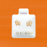 DOG STUD SOLID GOLD 10K