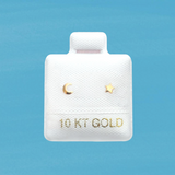 TINY ECLIPSE STUD SOLID GOLD 10K