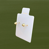 SIMPLE STUD SOLID GOLD 10K