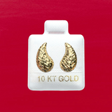 DROPS STUD SOLID GOLD 10K